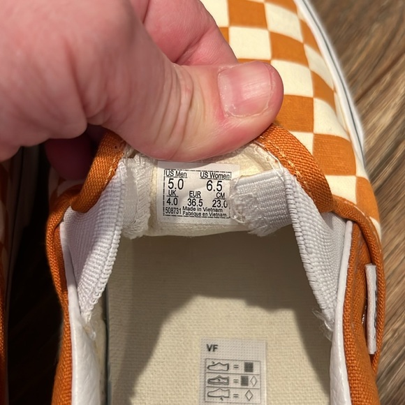 Vans Checkered Slip on orange/burnt oranges/pumpkin - Picture 6 of 7